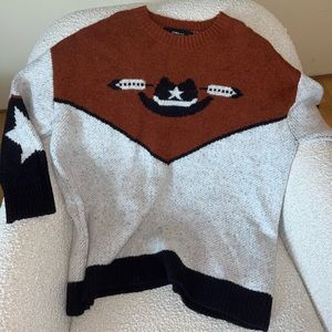 RARE!! Zara Western Sweater